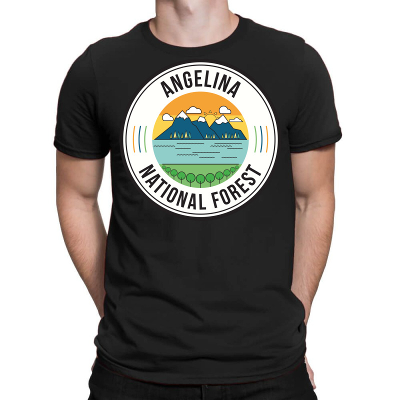 Angelina National Forest Retro Sign T-Shirt by RozakArt | Artistshot