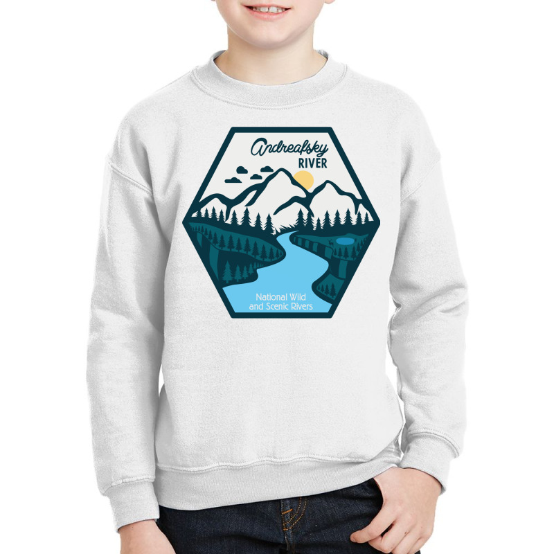 Andreafsky River, National Wild And Scenic River Youth Sweatshirt by RozakArt | Artistshot