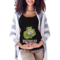 Bodybuilder Frog Maternity Scoop Neck T-shirt | Artistshot