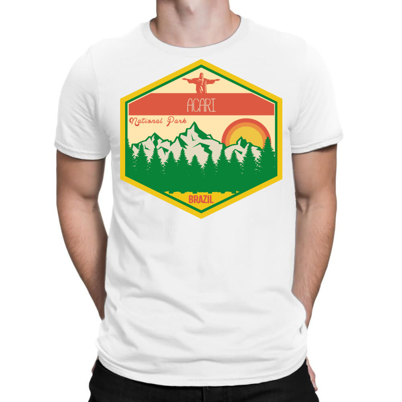 Acari National Park,retro Brazil T-shirt | Artistshot