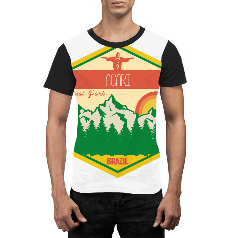 Acari National Park,retro Brazil Graphic T-shirt | Artistshot