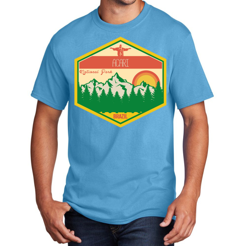 Acari National Park,retro Brazil Basic T-shirt | Artistshot