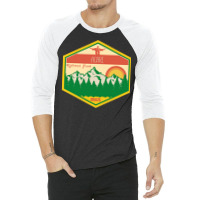 Acari National Park,retro Brazil 3/4 Sleeve Shirt | Artistshot