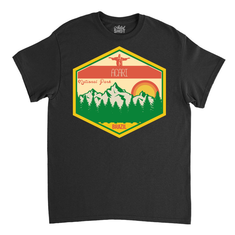 Acari National Park,retro Brazil Classic T-shirt | Artistshot