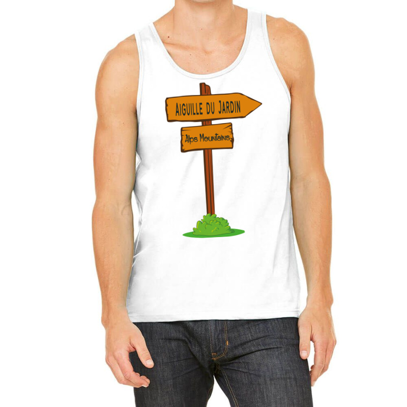 Aiguille Du Jardin, Alps Mountains Sign Tank Top | Artistshot