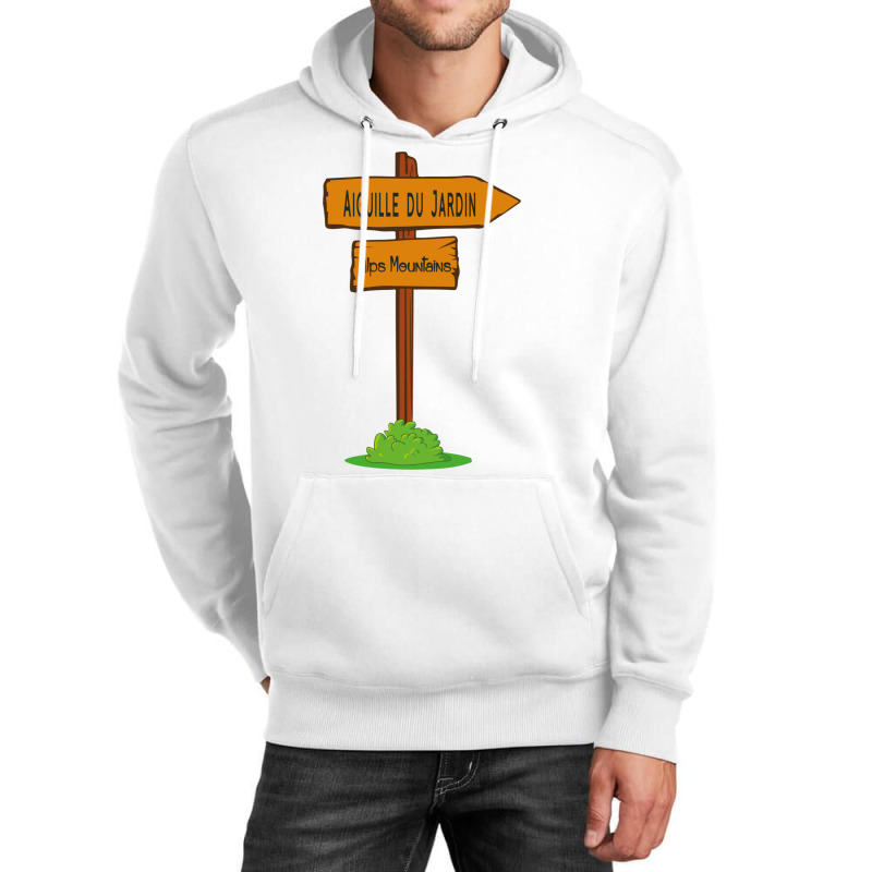 Aiguille Du Jardin, Alps Mountains Sign Unisex Hoodie | Artistshot