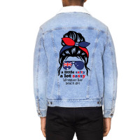 A Lot Sassy Beach Girl  Wineglass Bay Beach,austra Unisex Sherpa-lined Denim Jacket | Artistshot