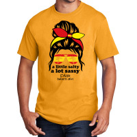 A Lot Sassy Beach Girl  S Alga Beach, Spain Basic T-shirt | Artistshot