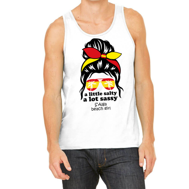 A Lot Sassy Beach Girl  S Alga Beach, Spain Tank Top | Artistshot