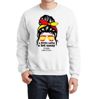 A Lot Sassy Beach Girl  S Alga Beach, Spain Crewneck Sweatshirt | Artistshot