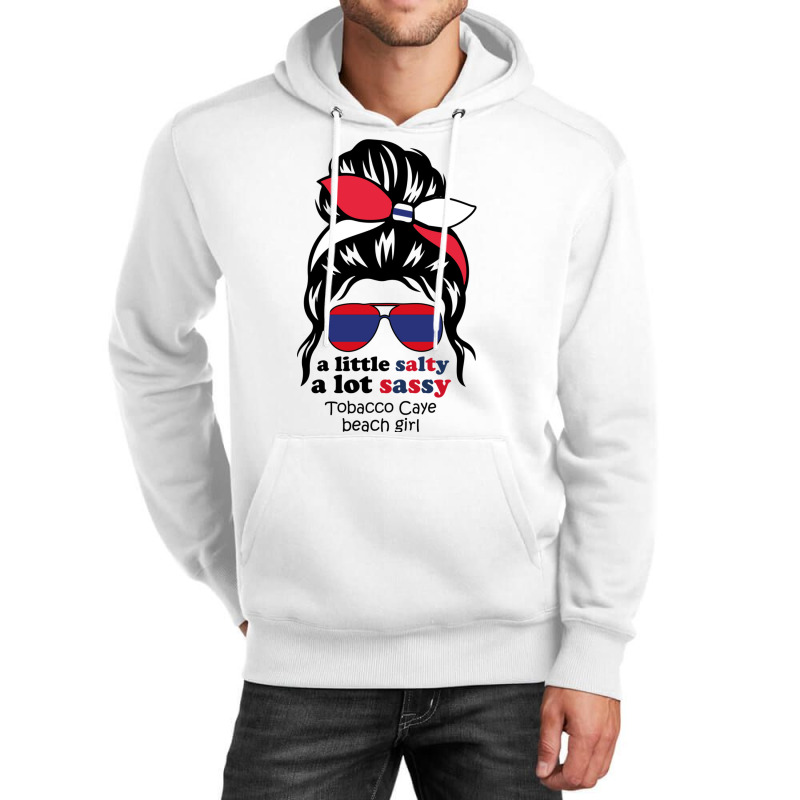 A Lot Sassy Beach Girl   Tobacco Caye Beach, Beliz Unisex Hoodie | Artistshot