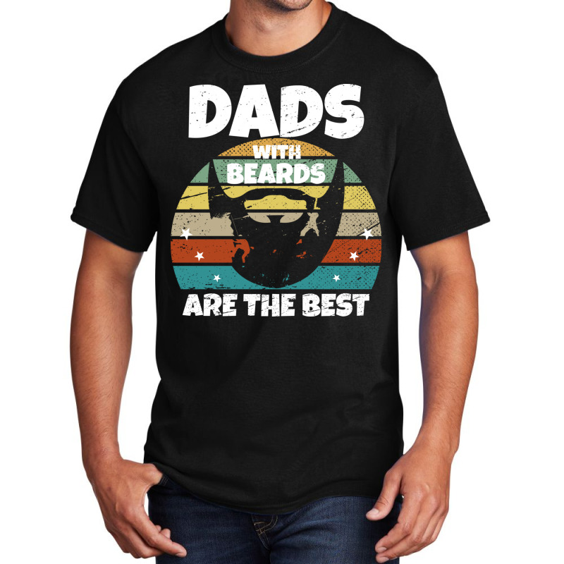 Dads With Beards Tee Rock Climbing Lover Daddy Are Basic T-shirt | Artistshot