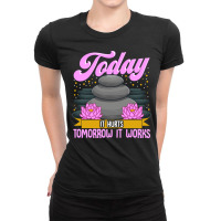 Today It Hurts Tomorrow It Works Massage Therapist Ladies Fitted T-shirt | Artistshot