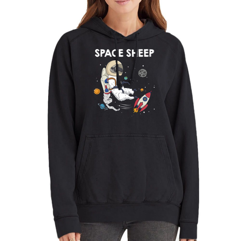 Space Sheep Awesome Astronaut Galaxy Explorer Vintage Hoodie | Artistshot