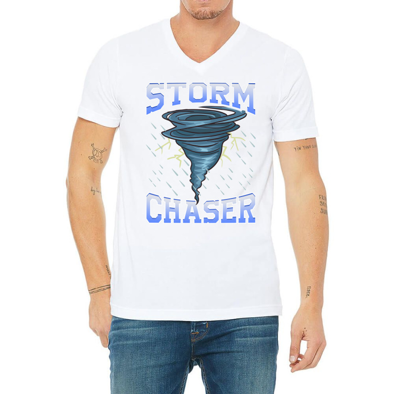 Storm Chaser Tornado Hurricane   Thunderstorm V-neck Tee | Artistshot