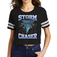 Storm Chaser Tornado Hurricane   Thunderstorm Scorecard Crop Tee | Artistshot