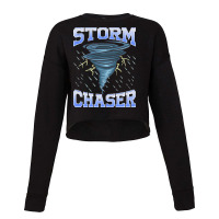 Storm Chaser Tornado Hurricane   Thunderstorm Cropped Sweater | Artistshot