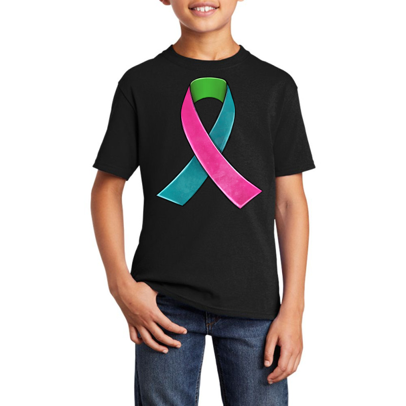 Metastatic Breast Cancer Ribbon Basic Youth T-shirt by JahusDesignShop | Artistshot