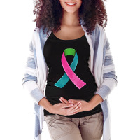 Metastatic Breast Cancer Ribbon Maternity Scoop Neck T-shirt | Artistshot