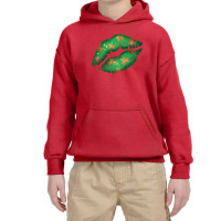 St. Patrick's Day Lip Youth Hoodie | Artistshot