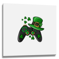 St Patricks Day Gamer Metal Print Square | Artistshot