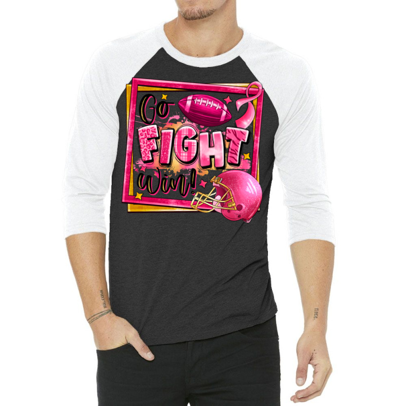 Go Fight Win 3/4 Sleeve Shirt by LillyAllenDesigns | Artistshot