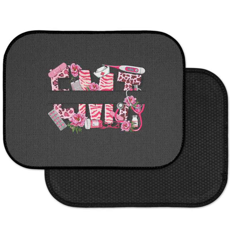 Breast Cancer Emt Emergency Medical Technician Rear Car Mat | Artistshot