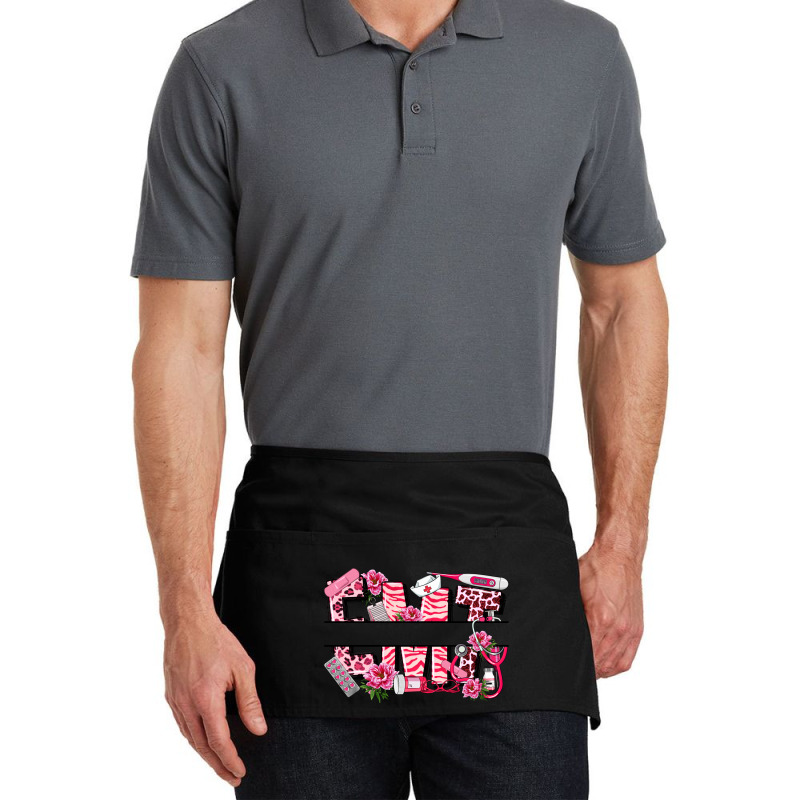 Breast Cancer Emt Emergency Medical Technician Waist Apron | Artistshot