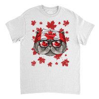 Canadian Persian Cat Patriotic Canada Flag Maple L Classic T-shirt | Artistshot