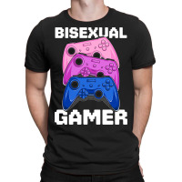 Bisexual Gamer Lgbt Kawaii Anime Gaming Bi Pride F T-shirt | Artistshot