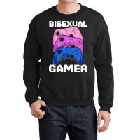 Bisexual Gamer Lgbt Kawaii Anime Gaming Bi Pride F Crewneck Sweatshirt | Artistshot