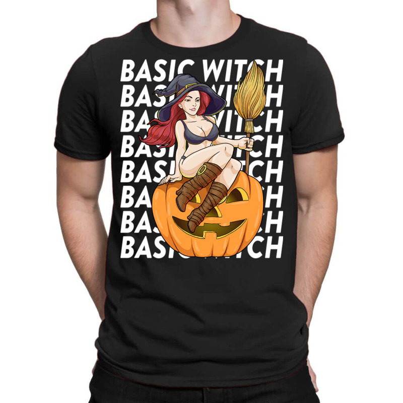 Basic Witch Halloween Costume Funny Sarcastic T-shirt | Artistshot