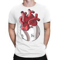 Baseball Heart Love Fast Pitch Softball Baseball P T-shirt | Artistshot