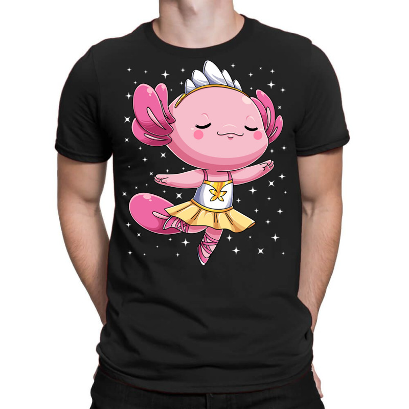 Ballerina Axolotl Ballet Dancer Kids Girls Balleri T-shirt | Artistshot