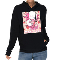 Axolotl Pastel Goth Strawberry Milk Shake Anime Ae Lightweight Hoodie | Artistshot