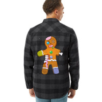 Zombie Christmas Gingerbread Man Scary Xmas Krampu Flannel Shirt | Artistshot