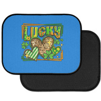 Lucky St Patricks Day Hearts Rear Car Mat | Artistshot