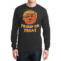 Donald Trump Or Treat Halloween Long Sleeve Shirts | Artistshot