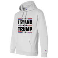 I Stand With Trump Champion Hoodie | Artistshot