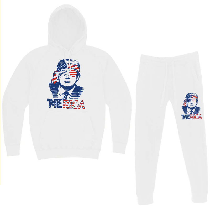 Trump 'merica Hoodie & Jogger Set | Artistshot