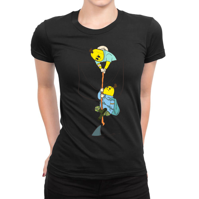 Banana In Pocket Sublimation Ladies Fitted T-Shirt by hernanadez | Artistshot