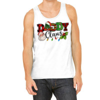 Daddy Claus Santa Christmas Lights And Holly Tank Top | Artistshot