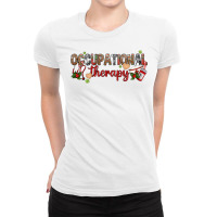 Occupational Therapy Christmas Ladies Fitted T-shirt | Artistshot