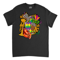 Mississippi Map Mardi Gras Classic T-shirt | Artistshot