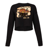 Harvest Time Sublimation Cropped Sweater | Artistshot