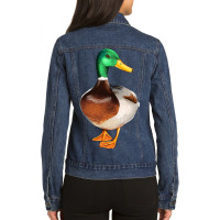 Mallard Duck Ladies Denim Jacket | Artistshot