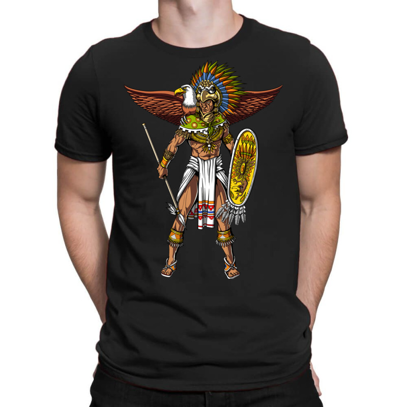 Aztec Eagle Warrior Native Mexican Indian T-shirt | Artistshot