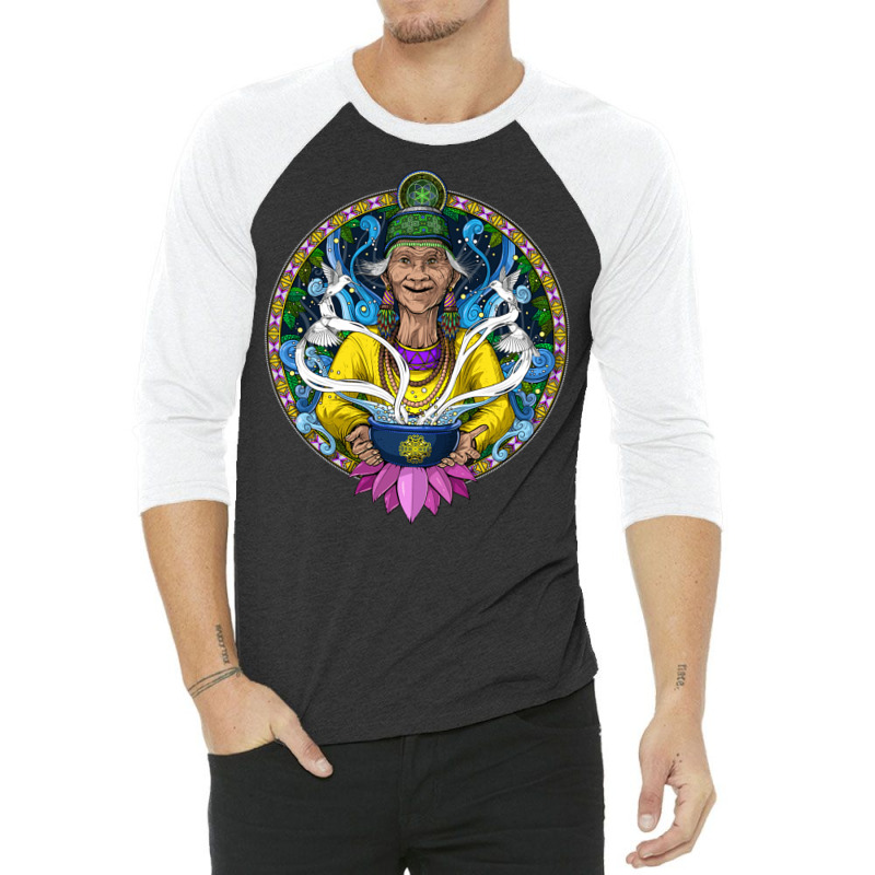 Ayahuasca Shaman 3/4 Sleeve Shirt by Rob Store | Artistshot