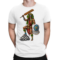 Aztec Skull Warrior T-shirt | Artistshot