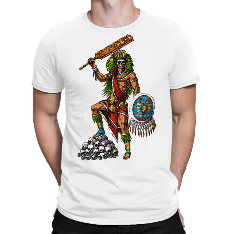 Aztec Skull Warrior T-shirt | Artistshot